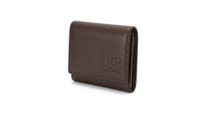 LOEWE アナグラム スモールバーティカルウォレット レザー 三つ折り財布