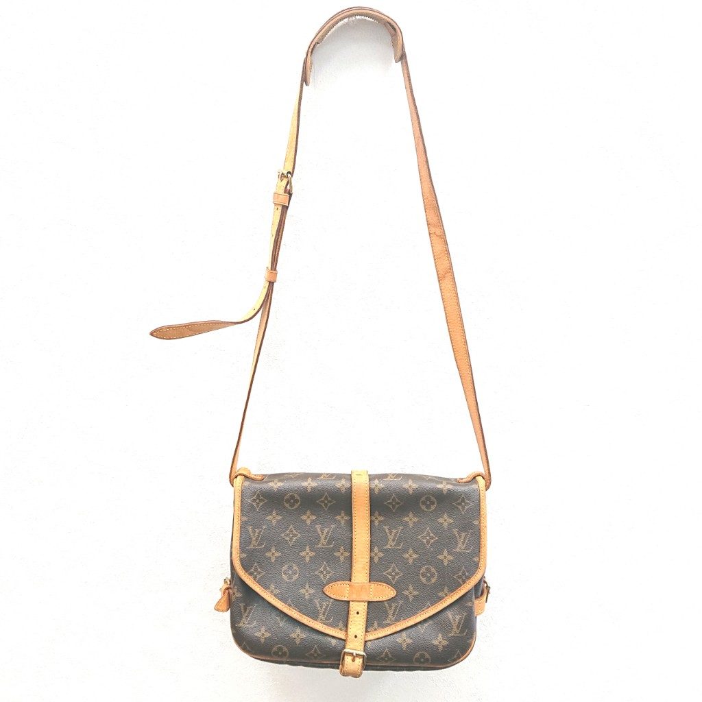 LOUIS VUITTON ルイヴィトン モノグラム ソミュール30 ショルダーバッグ