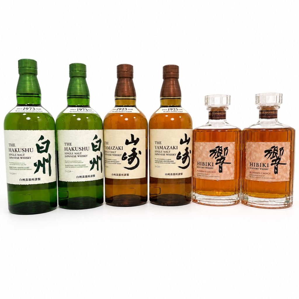 【ジャパニーズウイスキーおまとめ】お酒・山崎NV・白州NV・響・SUNTORY（サントリー）・シングルモルト