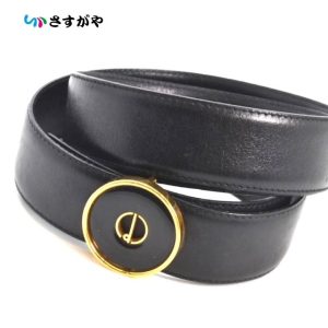 dunhill ダンヒル ロゴ ベルト レザー 年代物