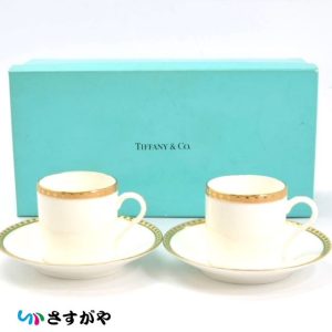 TIFFANY ティファニー ペア カップ＆ソーサー ブランド食器