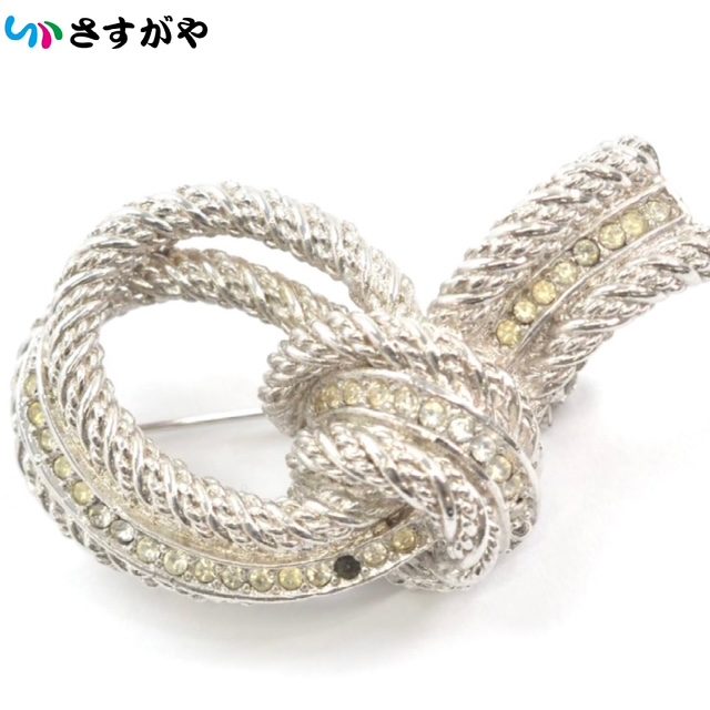 Dior ディオール ブローチ メッキ アクセサリー