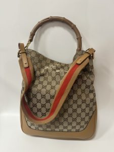 GUCCI GGキャンバス×バンブー シェリーライン
