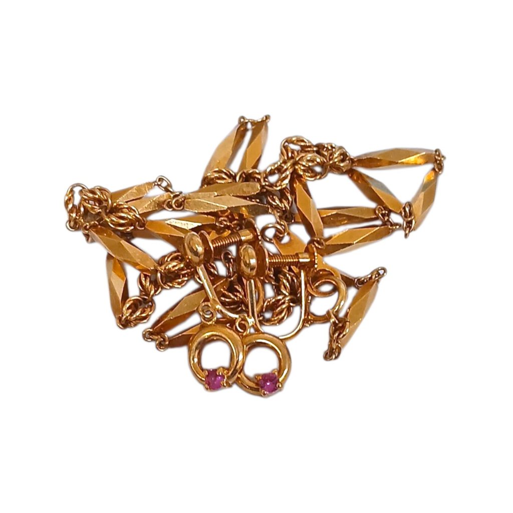 【K18 まとめ】18金・ルビー・ネックレス・ピアス・イヤリング・貴金属・アクセサリー