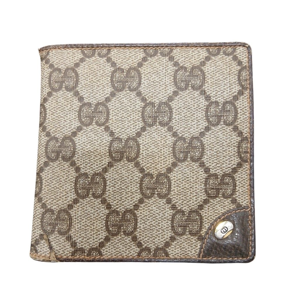 GUCCI GGスプリーム 二つ折り財布