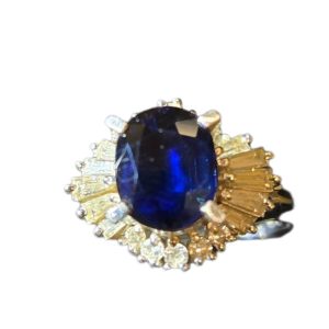 【Pm900　サファイア1.75ct　リング】