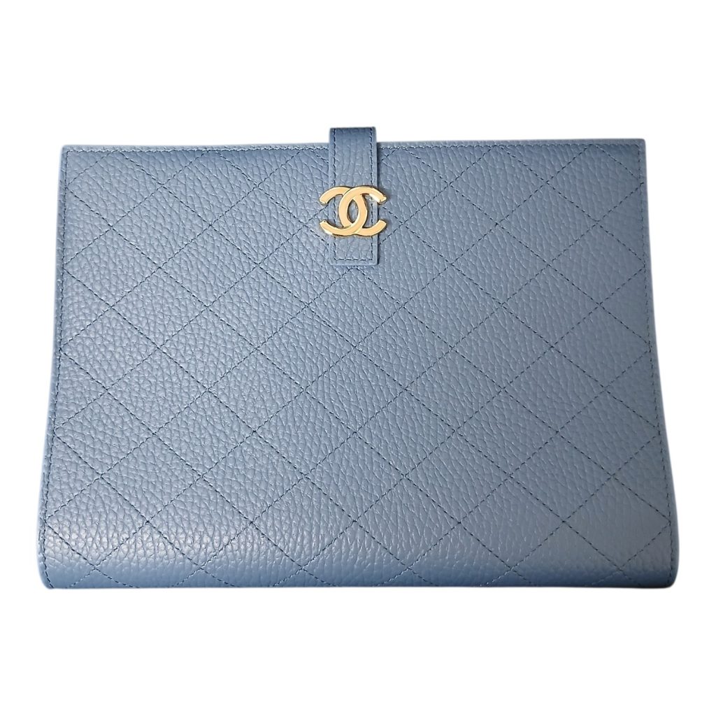 CHANEL カーフスキン製 ノートブック(手帳カバー)