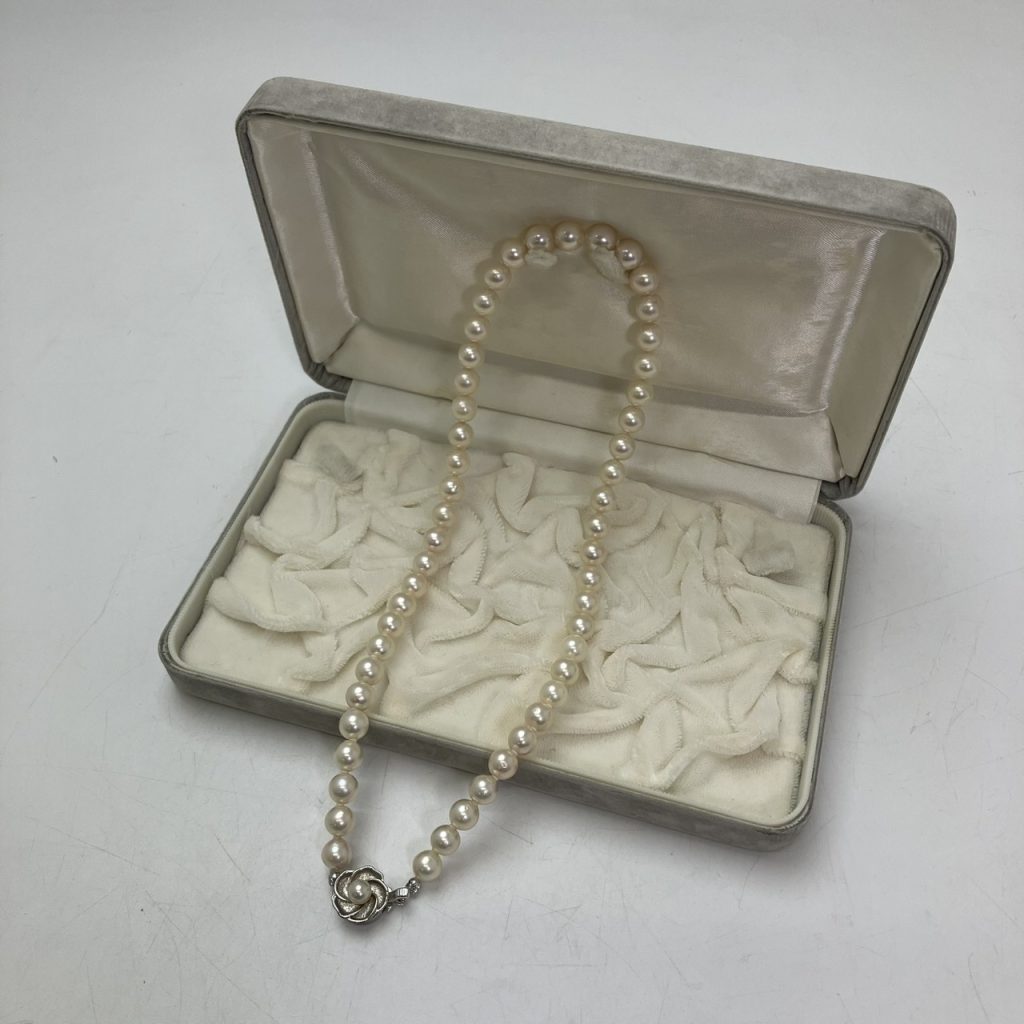 パールネックレス SILVER金具