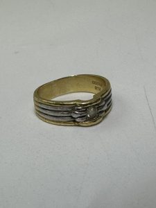 K18 Pt900 コンビ リング
