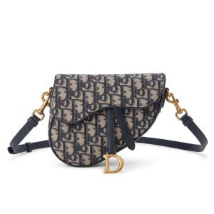 Christian Dior/クリスチャンディオール トロッター柄 ミニサドルバッグ