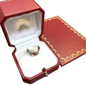 Cartier / カルティエ / ラブリング / ハーフダイヤモンド / 750WG / K18WG / ブランドジュエリー