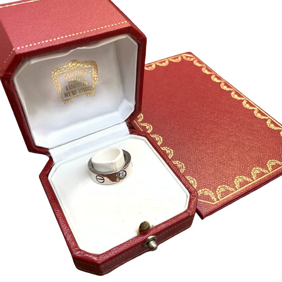 Cartier / カルティエ / ラブリング / ハーフダイヤモンド / 750WG / K18WG / ブランドジュエリー