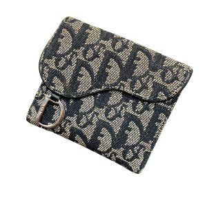 ChristianDior トロッター柄 コンパクト財布 02LU 0093 クリスチャン ディオール