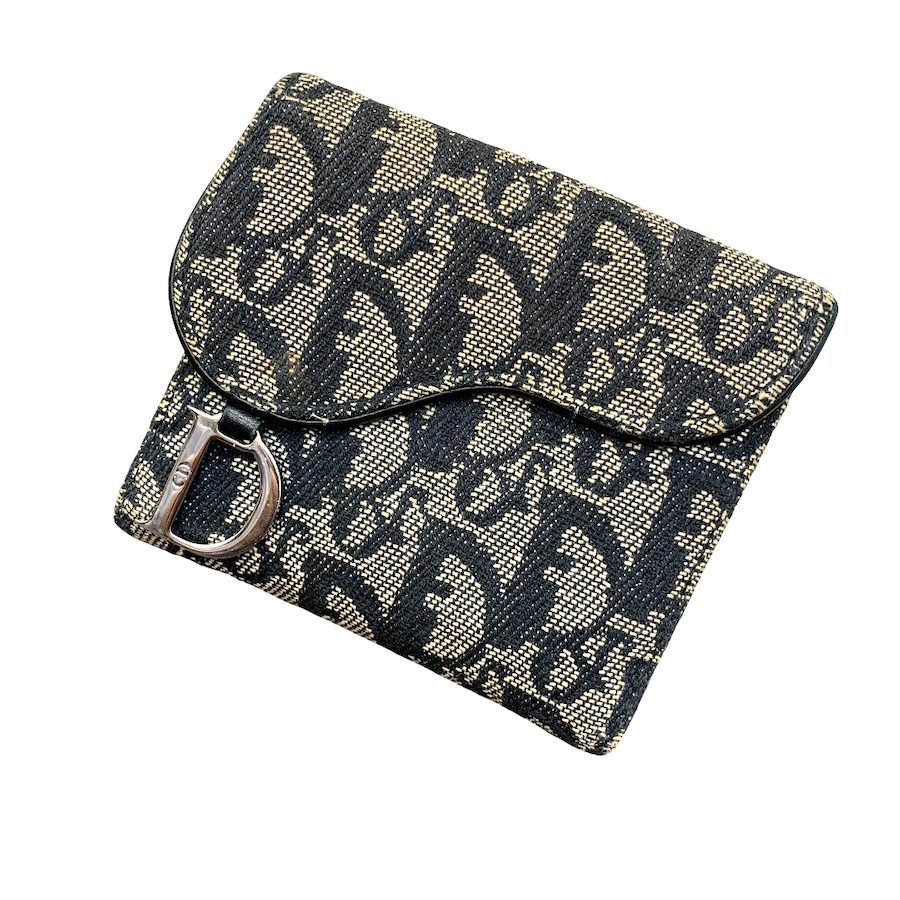 ChristianDior トロッター柄 コンパクト財布 02LU 0093 クリスチャン ディオール