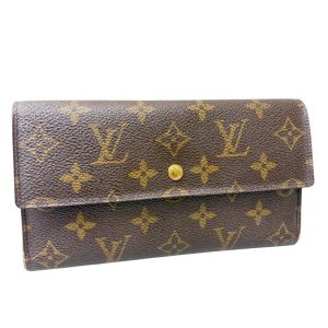 ルイヴィトン / ポルトトレゾール･インターナショナル / モノグラム / 三つ折り財布 / 財布 / コインケース / 中古 / 傷 / 汚れ