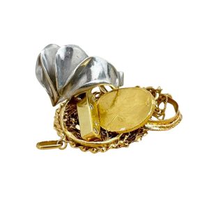 メイプルリーフ金貨 / カナダ1/10オンス /  999.9 / 純金 / K18トップ枠 / 750刻印 / ネックレス / Pt900 / リング / 貴金属