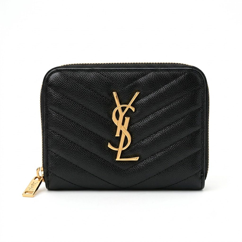 Saint Laurent/サンローラン モノグラム フルジップウォレット YSL