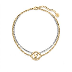 LOUIS VUITTON/ルイヴィトン コリエ・L TO V ネックレス M69643