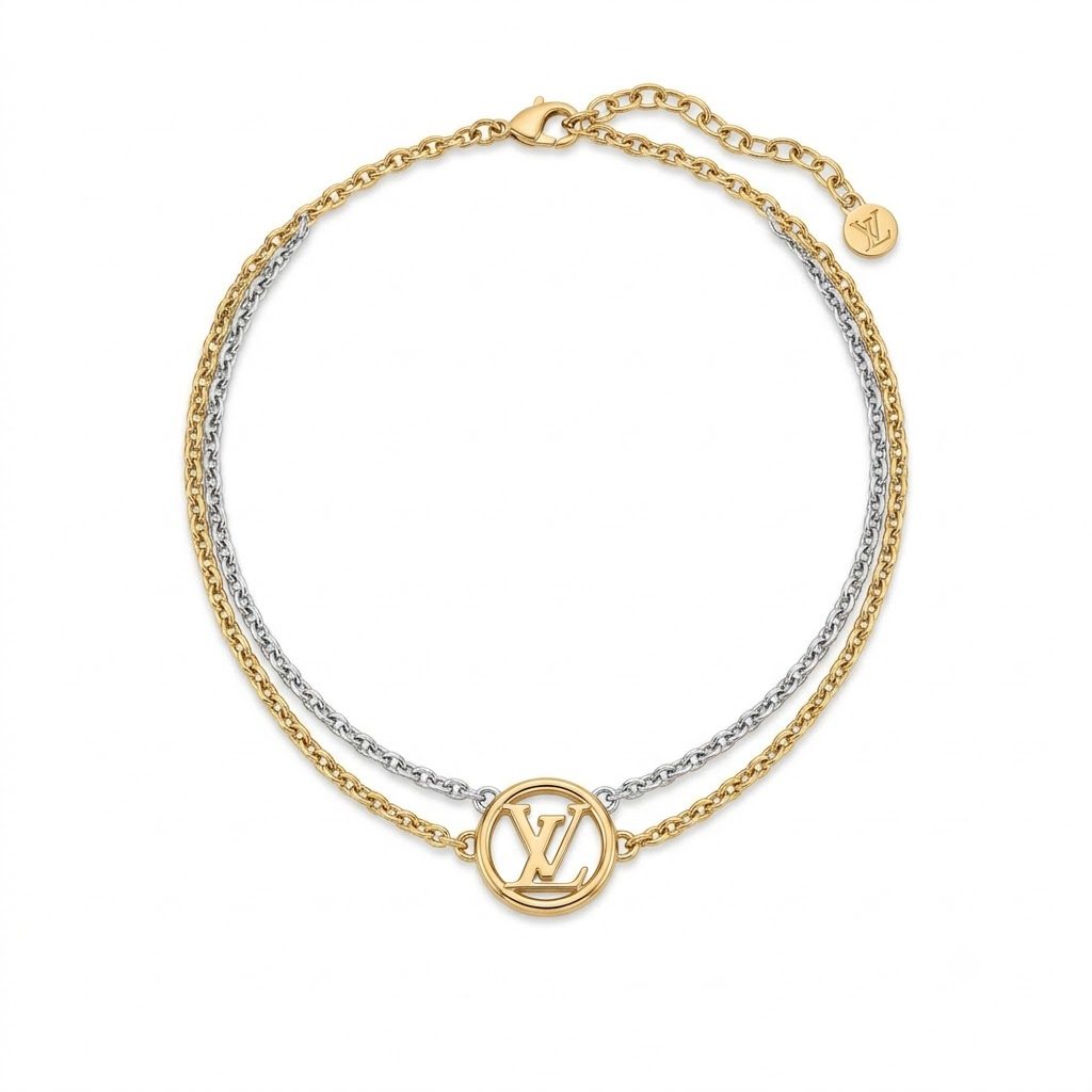 LOUIS VUITTON/ルイヴィトン コリエ・L TO V ネックレス M69643