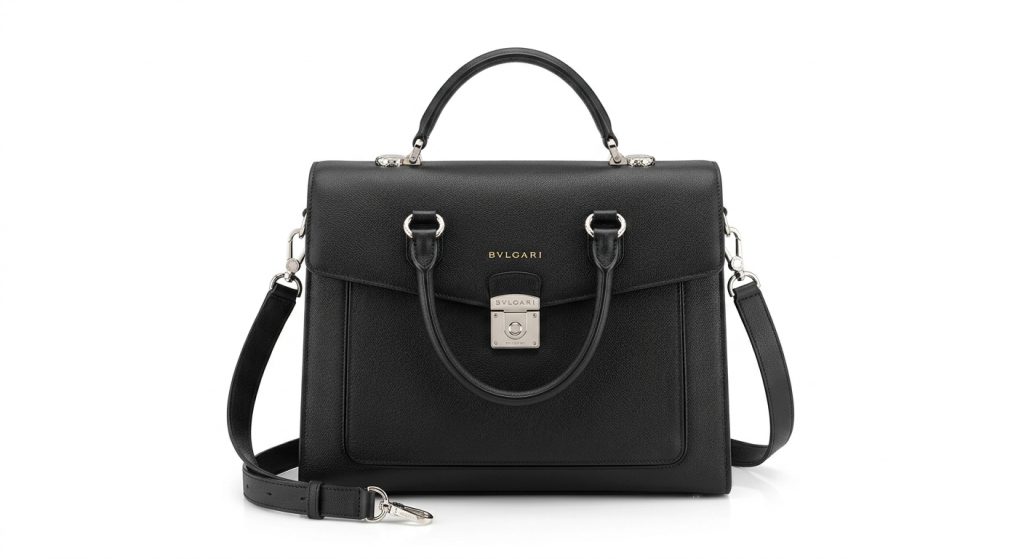 BVLGARI（ブルガリ） レザー ビジネスバッグ