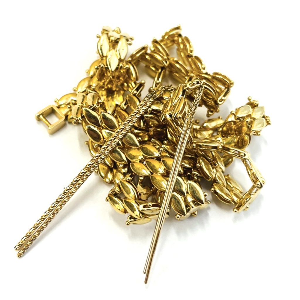 K18 ゴールドブレスレット ピアス アクセサリーおまとめ