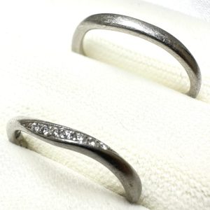 Pt900　プラチナ900　リングセット