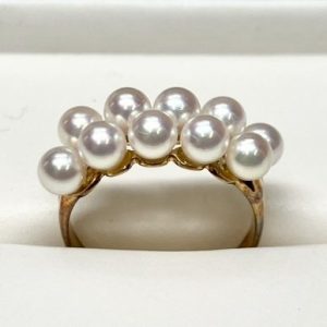 【パール リング】K18 18金 750