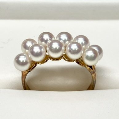 【パール リング】K18 18金 750