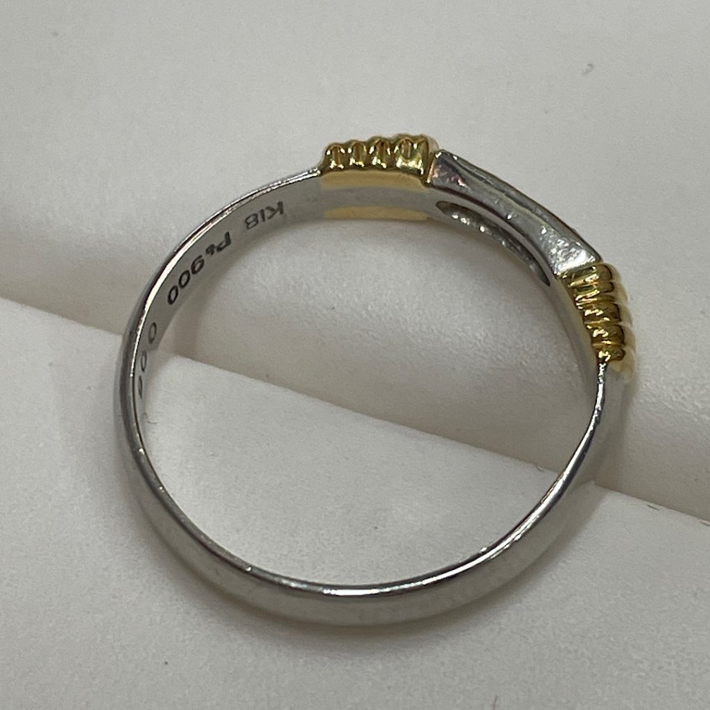 金プラチナの高価買取専門店！| 羽村市栄町| k18pt900ダイヤモンド付きリング
