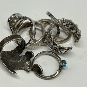 シルバーアクセサリーの高価買取ならさすがや福生銀座いなげや店|西多摩郡日ノ出町大久野| シルバーリングおまとめ
