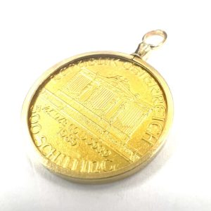 【貴金属】K24 999 24金 コイントップ K18 18金 750 ウィーン金貨