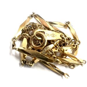 【切れたネックレス】 K18 18金 750 ネックレス アクセサリー ジュエリー