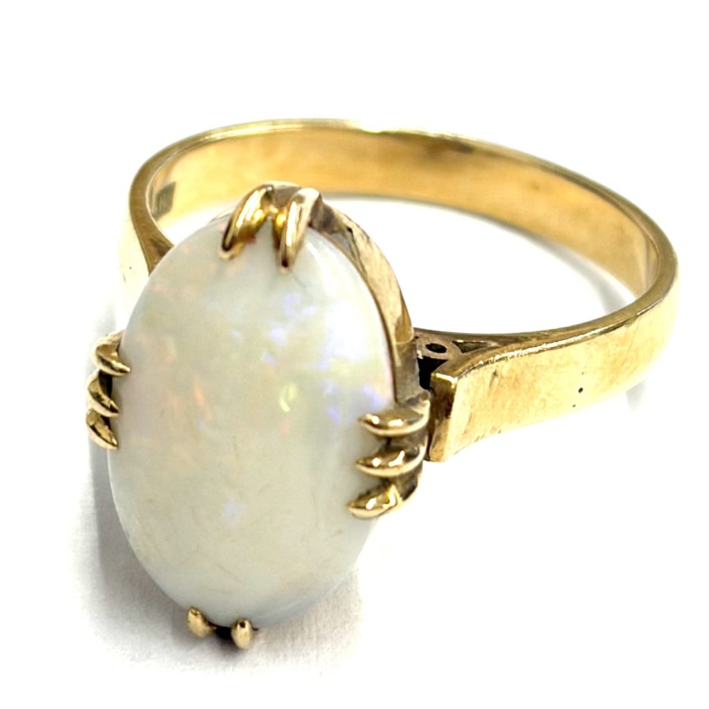 【貴金属】K18 オパール リング アクセサリー