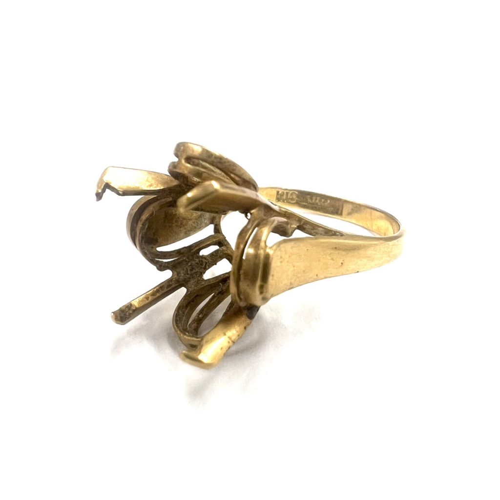 【貴金属】K18 18金 750 リング 石取れ ジュエリー アクセサリー