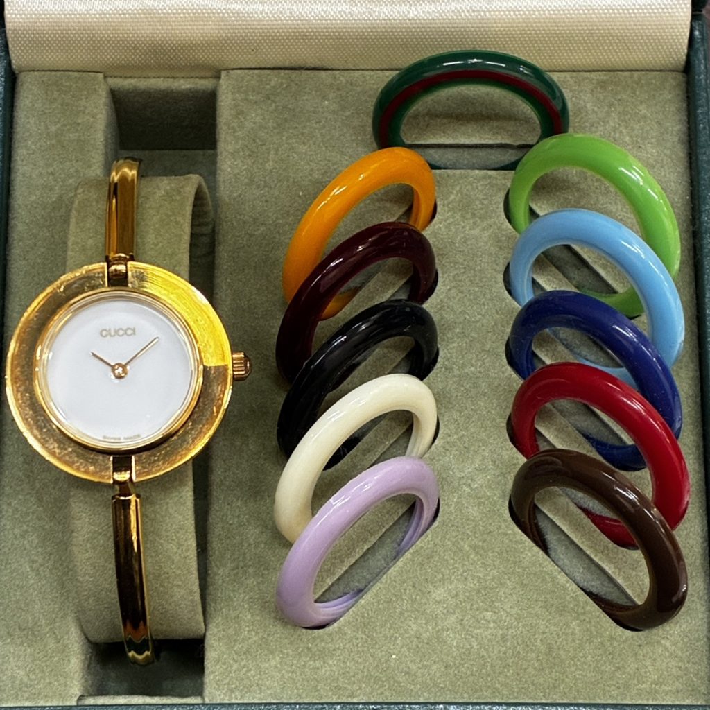 【チェンジベゼル 11/12,2】GUCCI(完備品・不動)【Cランク】