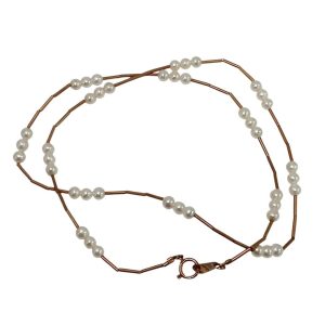 【K18 パールネックレス】貴金属・アクセサリー