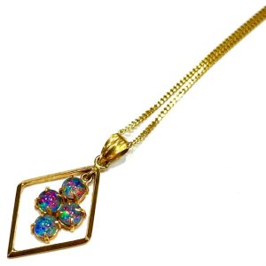 K18 18金 750 オパール ネックレス アクセサリー