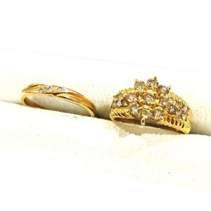 【K18リングまとめ】18金・メレダイヤモンド・貴金属・アクセサリー・ジュエリー