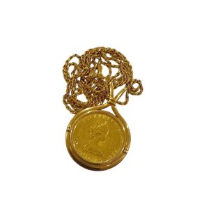 【K18コインネックレス】18金・貴金属・アクセサリー