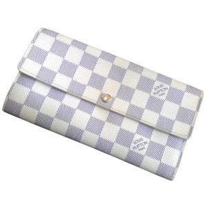 Louis Vuitton ルイヴィトン ポルトフォイユ・サラ ダミエアズール
