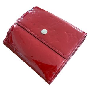 Louis Vuitton ルイヴィトン ヴェルニ ポルトモネ・ビエ・カルトクレディ レッド