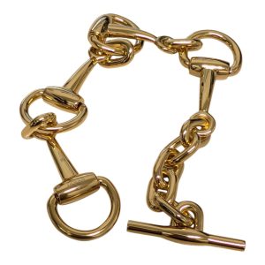 グッチ　ホースビットチェーンブレスレット