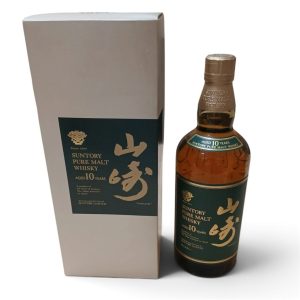 【高価買取‼】サントリー SUNTORY 山崎 10年 ピュアモルトウィスキー グリーンラベル