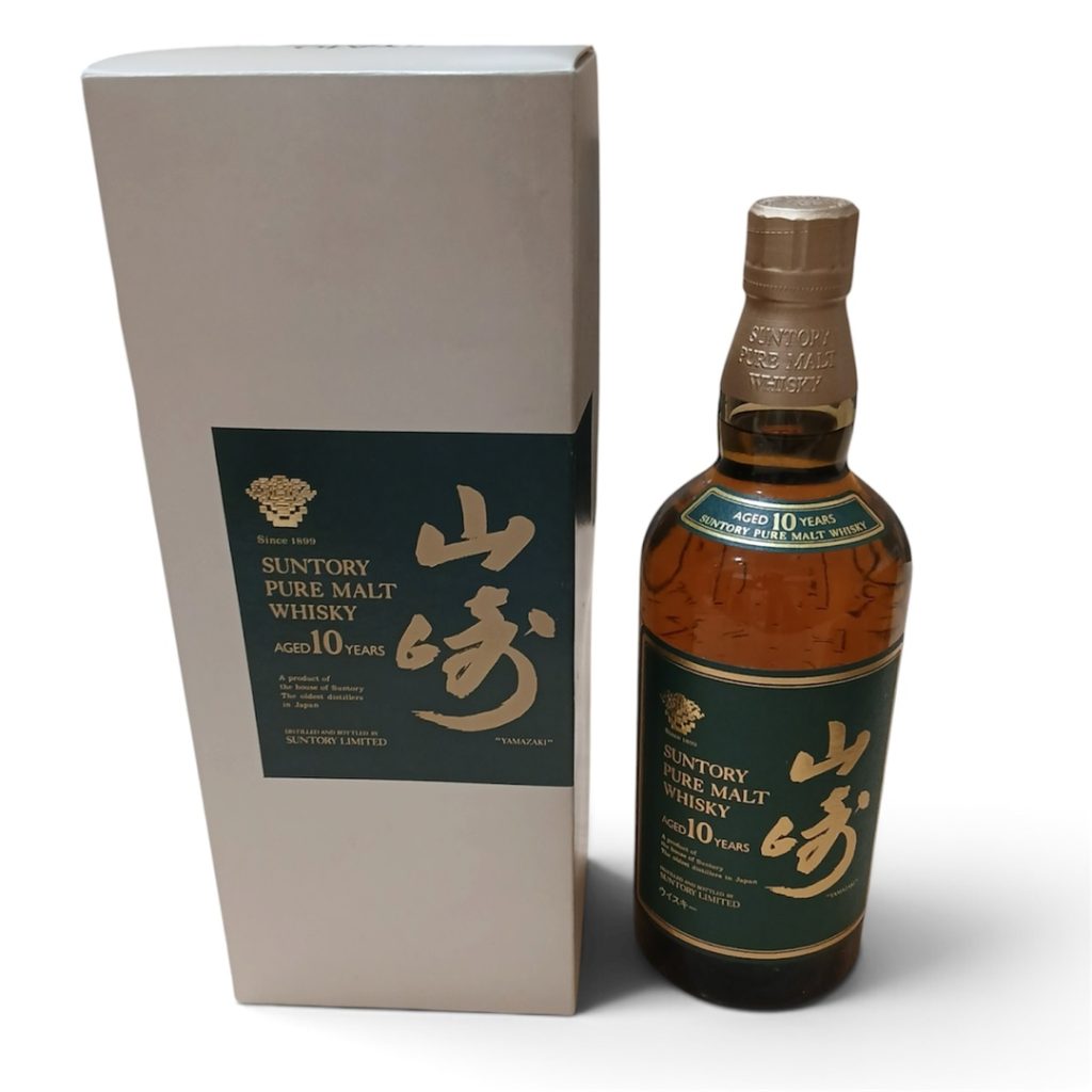 【高価買取‼】サントリー SUNTORY 山崎 10年 ピュアモルトウィスキー グリーンラベル