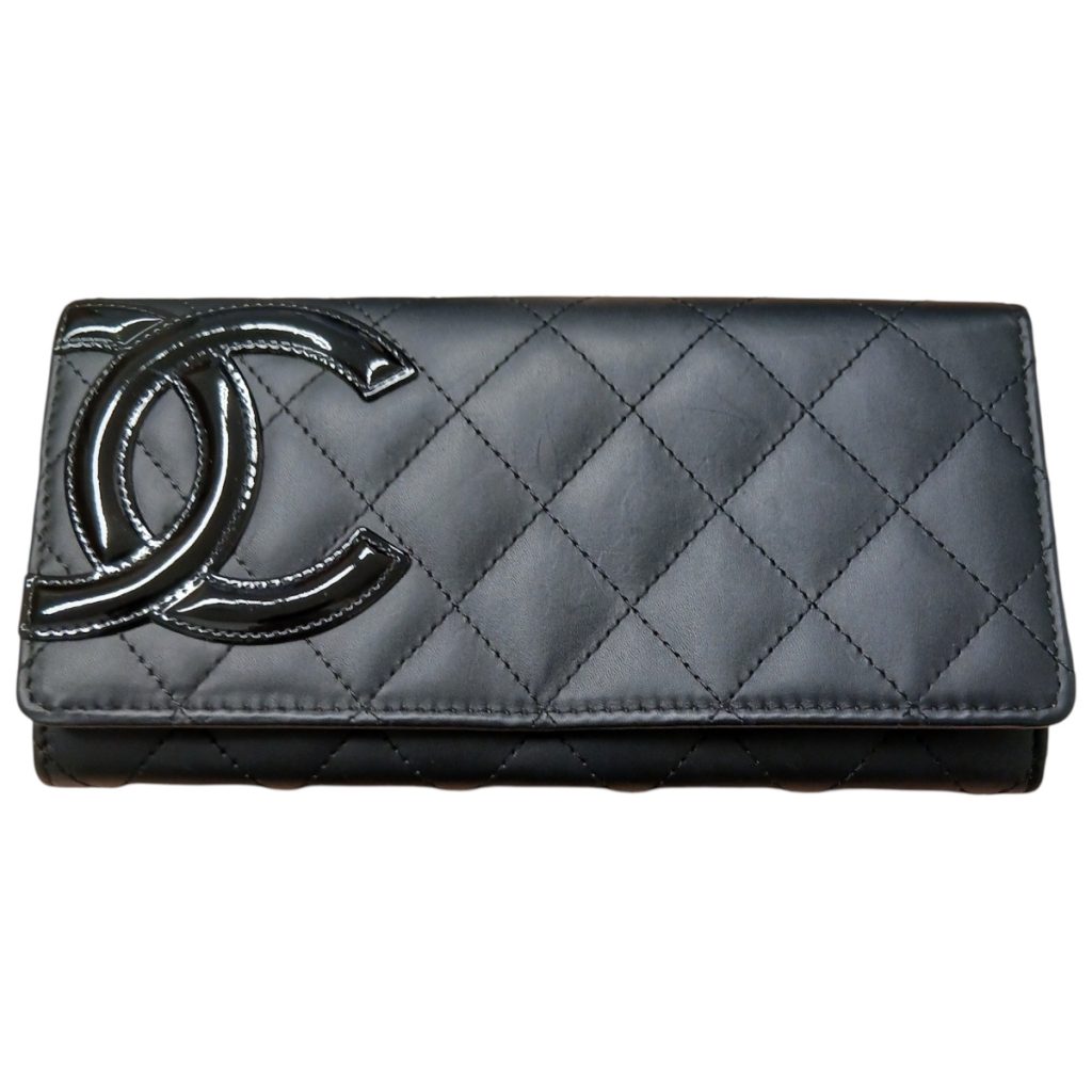 シャネル CHANEL ココマーク カンボンライン 長財布