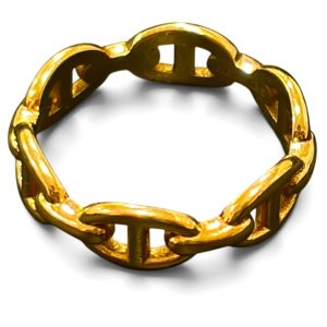 【ブランド買取ならさすがや！】K18 18金 750 エルメス HERMES シェーヌダンクル リング アクセサリー