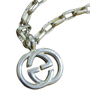 グッチ インターロッキングG シルバー ネックレス
