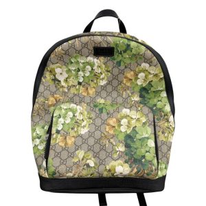 Gucci GGスプリームキャンバス ブルームスプリント バックパック