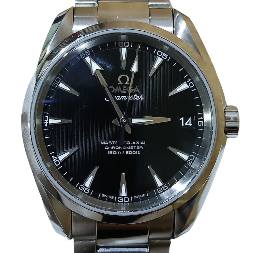 【シーマスター・アクアテラ・150M マスターコーアクシャル】OMEGA(本体のみ・稼働・Bランク)