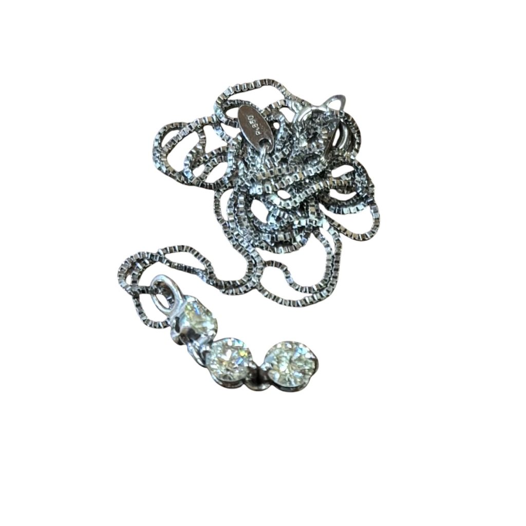 Pt850  プラチナ850  石付き  アクセサリー ネックレス 貴金属